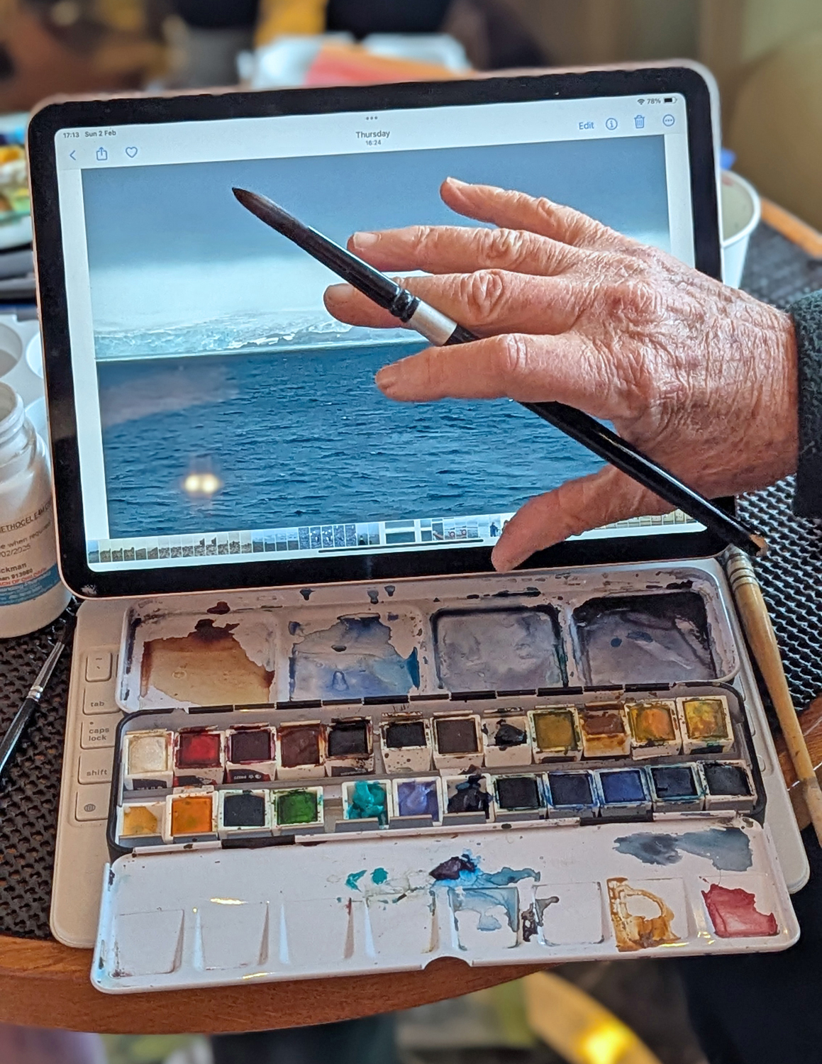 Postcard crafting process, image 4