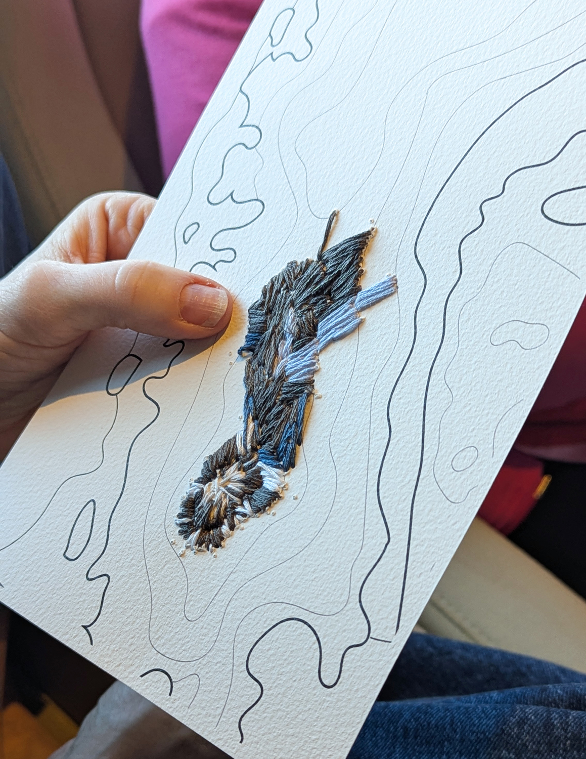 Postcard crafting process, image 8